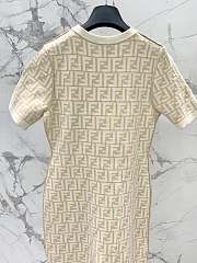 Kitlife FENDI Dress Cream wool dress - S/M/L - 2