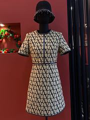 Kitlife Valentino Garavani Toile Iconographe short-sleeve dress - S/M/L - 1