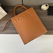 KTLIFE LOEWE BROWN STANDARD A4 TOTE BAG - 36 x 28.5 x 7.5 cm - 5