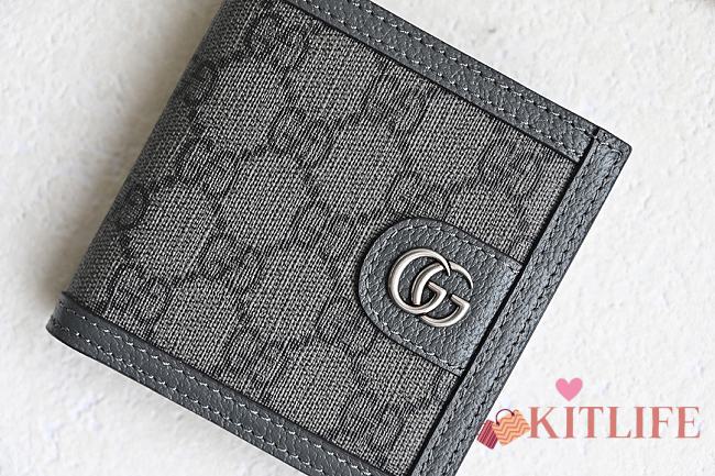 Kirtlife Gucci Ophidia wallet Gray  -  10 x 10 cm - 1