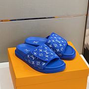 Kitlife Louis Vuitton Miami Mule Blue Monogram  - 1