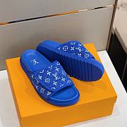 Kitlife Louis Vuitton Miami Mule Blue Monogram  - 4