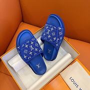 Kitlife Louis Vuitton Miami Mule Blue Monogram  - 6