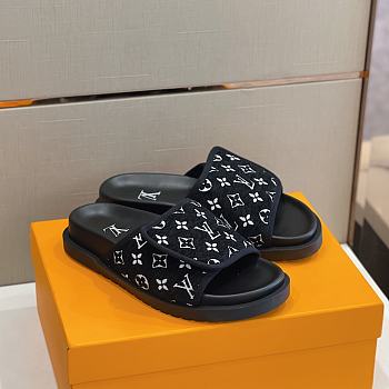 Kitlife Louis Vuitton Miami Mule Black Monogram