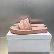 KITLIFE DIOR EVERY-D SLIDE pink Embossed Lambskin - 5