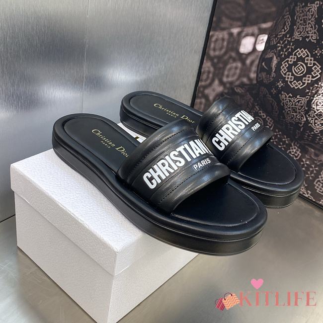 KITLIFE DIOR EVERY-D SLIDE  Embossed Lambskin - 1