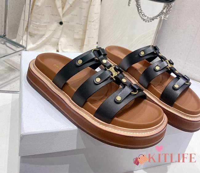 KITLIFE CELINE Tippi in calfskin - vegetal tanning Black - 1