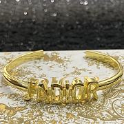 Kitlife DIOR J'Adior Gold Tone Cuff Bracelet - 4