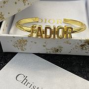 Kitlife DIOR J'Adior Gold Tone Cuff Bracelet - 6