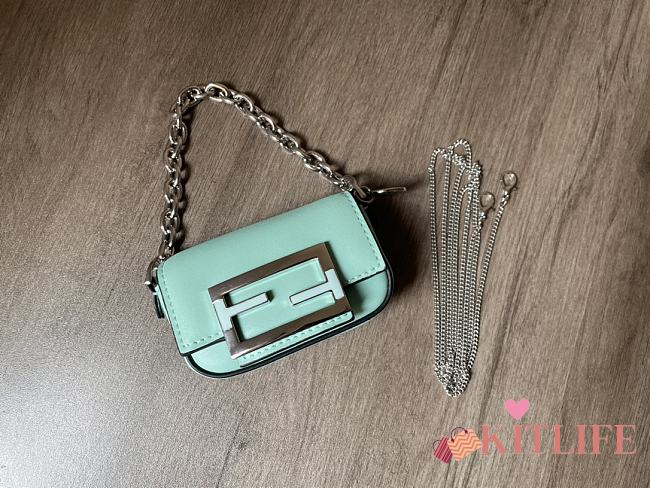 Kitlife Tiffany X Fendi Nano Baguette Charm Blue - 10 x 6 x 2.5 cm - 1