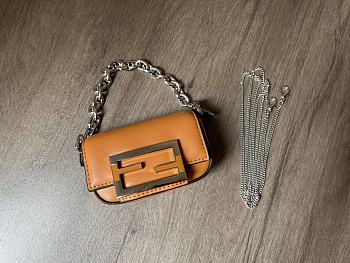 Kitlife Tiffany X Fendi Nano Baguette Charm Brown - 10 x 6 x 2.5 cm