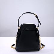 KITLIFE MEDIUM C'EST DIOR BAG Black CD-Embossed Calfskin - 24x10x24.5 cm  - 5