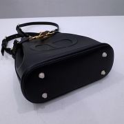 KITLIFE MEDIUM C'EST DIOR BAG Black CD-Embossed Calfskin - 24x10x24.5 cm  - 4