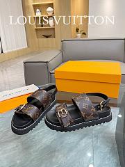 Kiltlife Louis Vuitton Brown Sandals  - 3