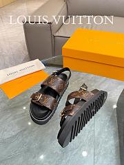 Kiltlife Louis Vuitton Brown Sandals  - 4