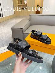 Kiltlife Louis Vuitton Black Sandals - 6