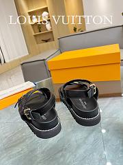 Kiltlife Louis Vuitton Black Sandals - 3