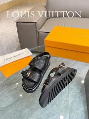 Kiltlife Louis Vuitton Black Sandals - 2