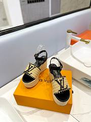 Kitlife Louis Vuitton Women Boundary Wedge Black - 2