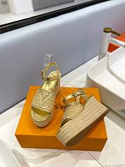 Kitlife Louis Vuitton Women Boundary Wedge Gold - 5