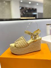 Kitlife Louis Vuitton Women Boundary Wedge Gold - 6