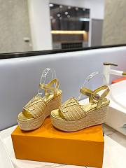 Kitlife Louis Vuitton Women Boundary Wedge Gold - 3