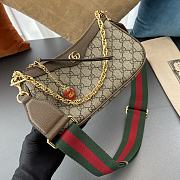Kitlife GUCCI BAG OPHIDIA SMALL Beige and ebony GG Supreme canvas - 25 x 15 x 6 cm - 4