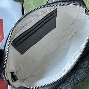 Kitlife OPHIDIA GG MINI BAG Gray and ebony GG Supreme canvas - 20 x 12.5 x 9 cm - 5