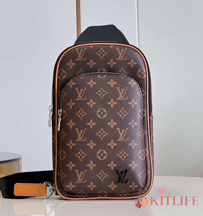 Kitlife Louis Vuitton LV Avenue slingbag monogram canvas Brown - 20x31x7 cm  - 1