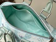 Kitlife Louis Vuitton Keepall Bandoulière 25 Crystal Blue - 25 x15 x 10 cm - 4