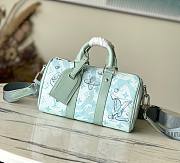 Kitlife Louis Vuitton Keepall Bandoulière 25 Crystal Blue - 25 x15 x 10 cm - 1