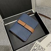 Kitlife Loewe compact zip wallet Blue - 10 x 9 x 3 cm - 1