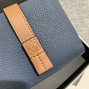 Kitlife Loewe compact zip wallet Blue - 10 x 9 x 3 cm - 5