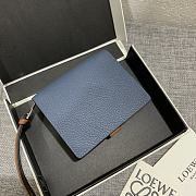 Kitlife Loewe compact zip wallet Blue - 10 x 9 x 3 cm - 6