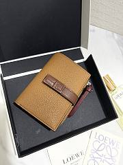 Kitlife Loewe compact zip wallet Brown - 10 x 9 x 3 cm - 1