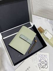 Kitlife Loewe compact zip wallet Green - 10 x 9 x 3 cm - 1