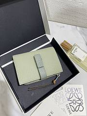 Kitlife Loewe compact zip wallet Green - 10 x 9 x 3 cm - 3
