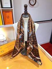 Kitlife Louis vuitton Monogram Confidential Square Brown 90 - 90X90cm - 2
