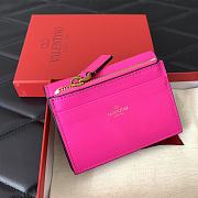 Kitlife Valentino Garavani VLogo-plaque cardholder Pink - 10 cm - 4