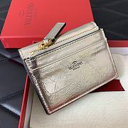 Kitlife Valentino Garavani VLogo-plaque cardholder Gold - 10 cm - 2