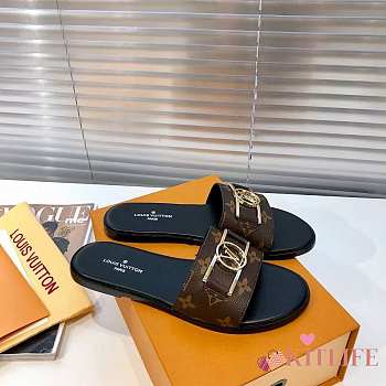 Kitlife Louis Vuitton Lock It Flat Mule 