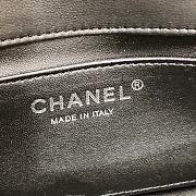 Kitlife Chanel CF flap black patent bag leather bag - 22 cm - 4