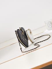 KITLIFE CLUTCH WITH CHAIN Black & White - 15x13x2 cm - 4