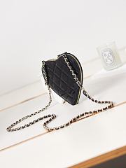 KITLIFE CLUTCH WITH CHAIN Black & White - 15x13x2 cm - 3
