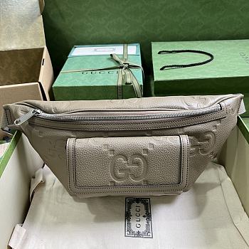 KITLIFE JUMBO GG BELT BAG GRAY 2023 collection - 28 x 18 x  8 cm