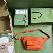 KITLIFE JUMBO GG BELT BAG ORANGE 2023 collection - 28 x 18 x 8 cm - 5