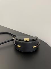 Kitlife Fendi Moonlight Shoulder Bag Black Leather - 21 x 9 x 14 cm - 5