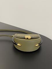 Kitlife Fendi Moonlight Shoulder Bag Green Leather - 21 x 9 x 14 cm - 6