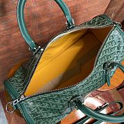 Kitlife Goyard Green Goyardine Canvas & Clamecy Cowhide Croisière 50 - 48 x 28 x 22cm - 5