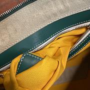 Kitlife Goyard Green Goyardine Canvas & Clamecy Cowhide Croisière 50 - 48 x 28 x 22cm - 2